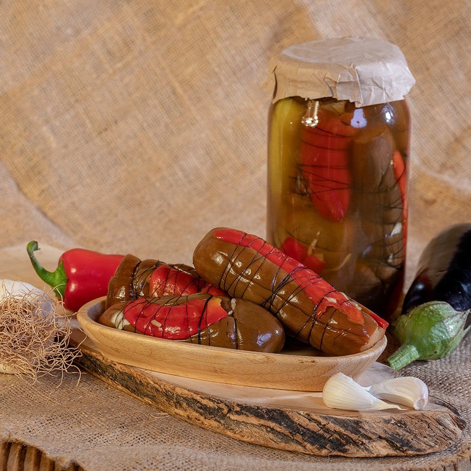 PATLICAN DOLMA TURŞUSU 1000 GR görseli.